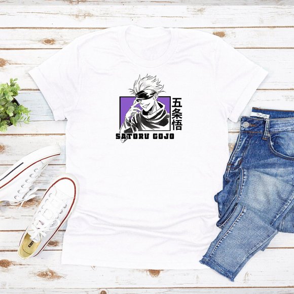 Satoru Gojo Manga Jujutsu Kaisen Anime T-Shirt - Picture 1 of 1